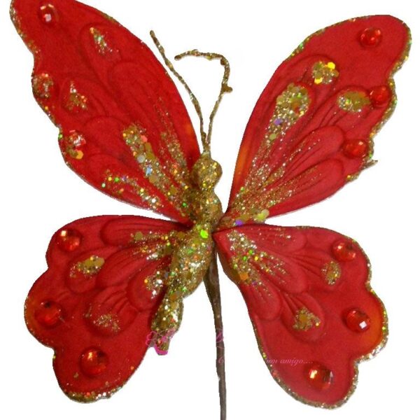 Butterfly 28cm Vermelho