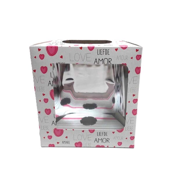 Cx. de Orquidea C/Frasco C/Corações