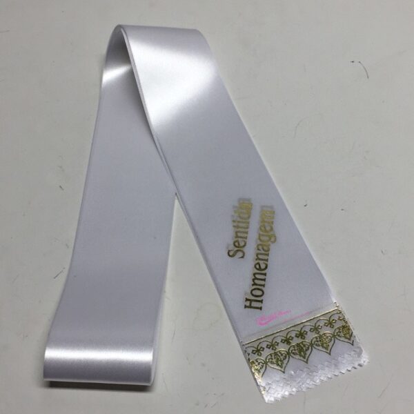 Pac. 10 Fitas de Funeral S/Cruz Sentida Homenagem