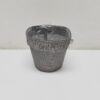 vaso de serapilheira  Cinza 12x14
