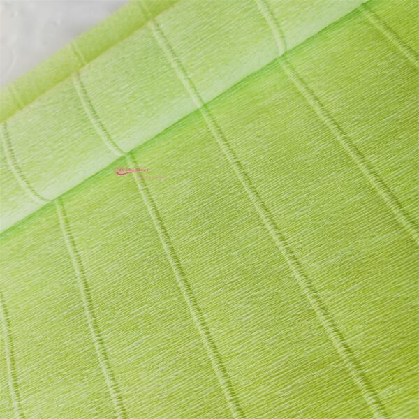 Rolo de papel Crepe Verde Alface 558