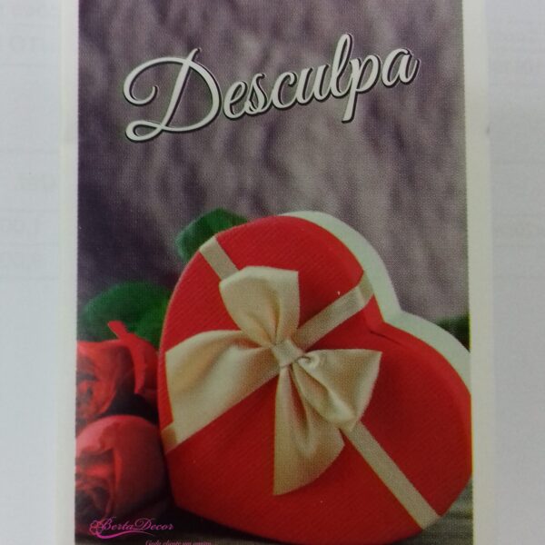 Pac. Cartões de Felicitações "Desculpa"