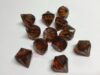 Diamond 30mm 12pcs Castanho