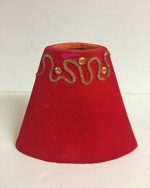 Flat Vase 23,5cm Red