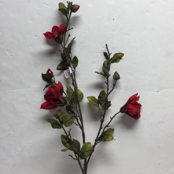 Magnolia Spray 111.50cm Vermelho