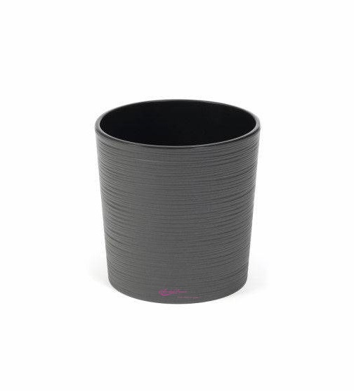 Vaso "Malva" 19x19cm Cinza