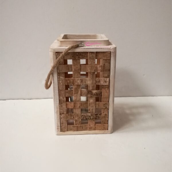 Lanterna Birch Quadrada D20 H32cm