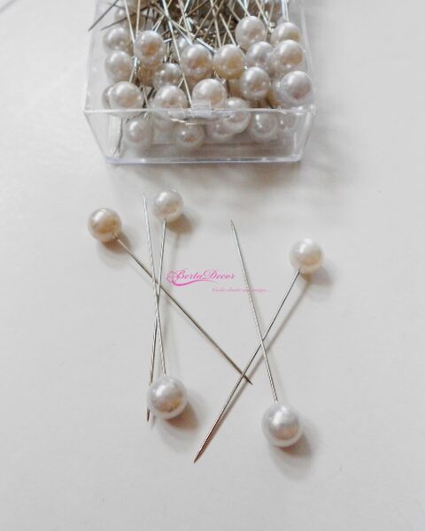 80 Pins Bola 10mm Branco