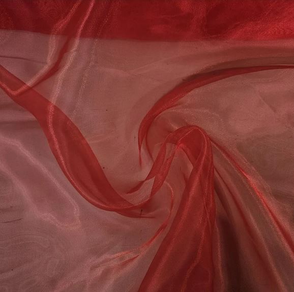 Toalha de organza 145cmx3mt Bordeaux