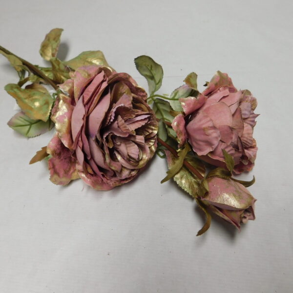 Austin Rose Spray Rosa/dourado