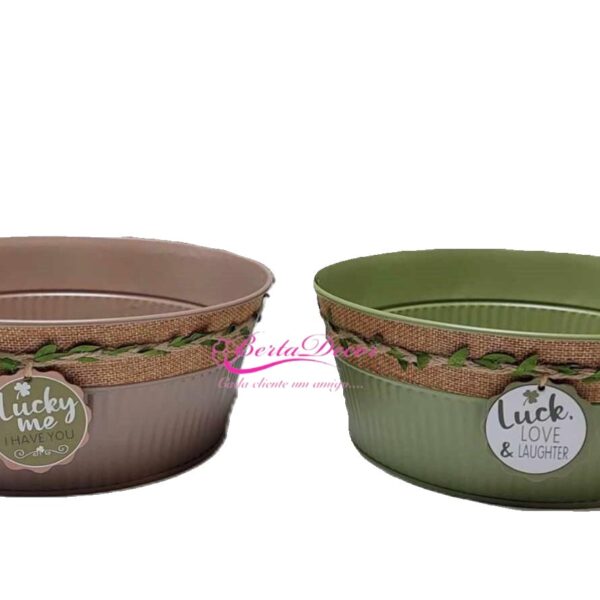 Base em Zinco D25h10cm "Loua"