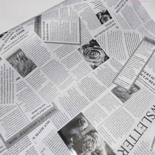 Rolo Mate 80x40mts Jornal Branco