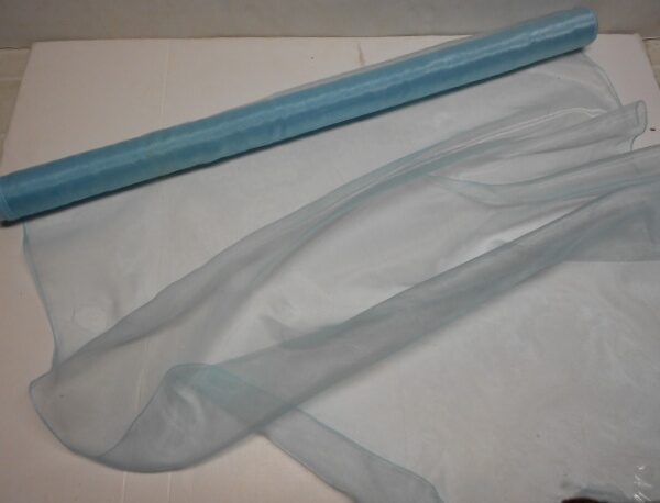 Rolo de Organza 72cmx9mt Azul
