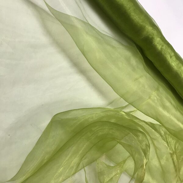 Rolo de Organza 72cmx9mt Verde Oliva 06