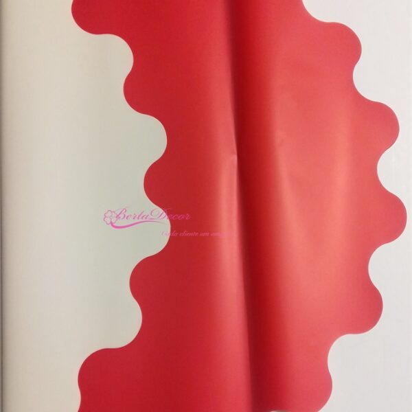 Pac. Rondellas 75cm Creme/Vermelho