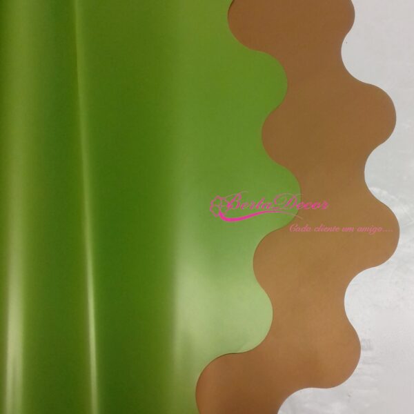 Pac. Rondellas 75cm Verde/Ouro
