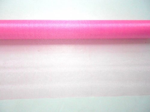 Rolo de Organza 70cmx10y Rosa Bebe
