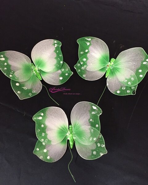 Borboletas 12,5x14 Verde Alface