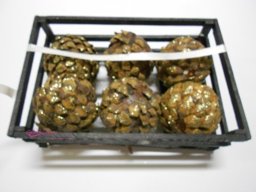 Ball in Crate Assort. Gold