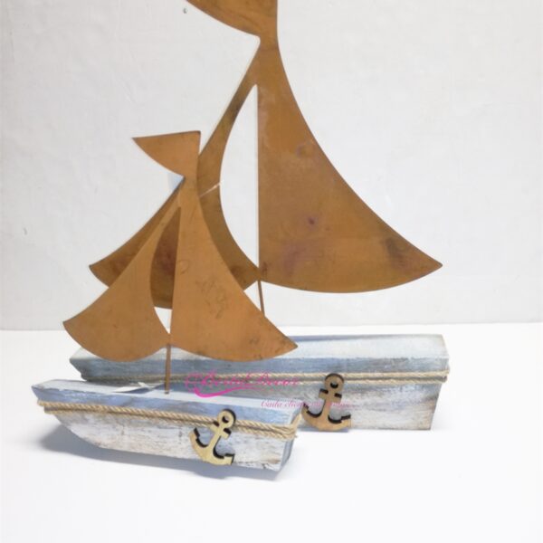 Set 2 Barcos C/Vela 28 H32/38 H46