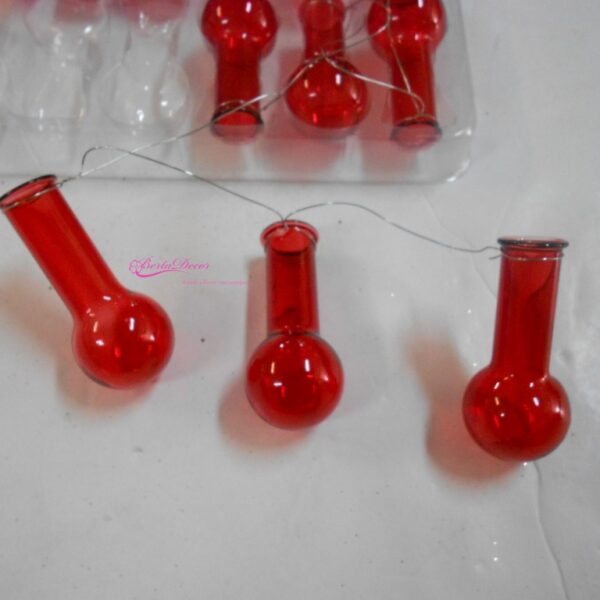 Tube L6cm D25mm Verm. 12pcs