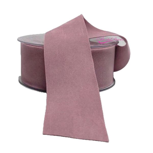 Fita Velvet 40mmx7mts  Rosa Velho