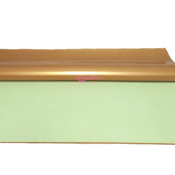 Pac. 20 Folhas Quadradas Verde Claro/Oro