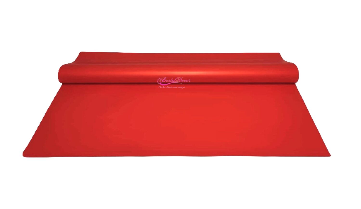 Pac. 20 Folhas Quadradas 57x57 Vermelho