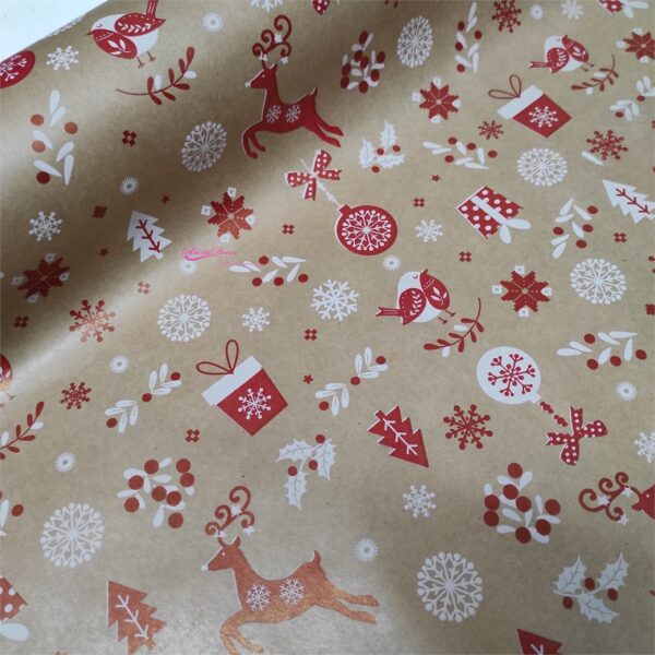 Rolo de Kraft C/ Motivos de Natal