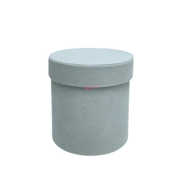 Caixa red. de Veludo 13c12 Azul  Claro