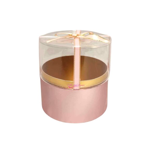 Cxa. Red. C/ tampa Acrilica12x12 Rosa