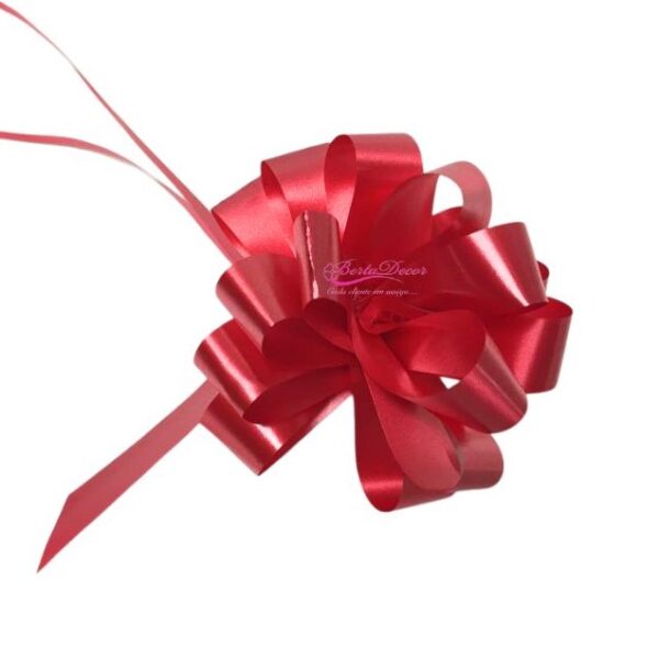 Pac. 50 Fitas Puxar 19mm Vermelho