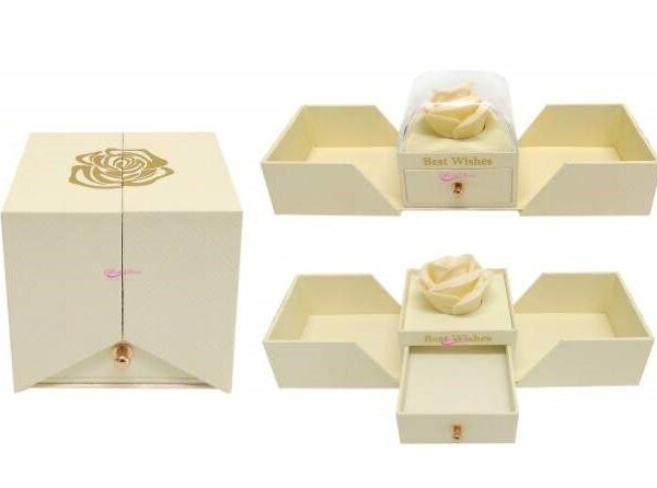 Cxa. Creme Quad. tipo Prenda c/rosa