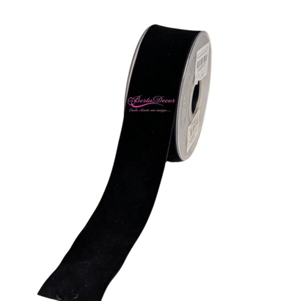 Fita Velvet 40mmx7mts Preto 19
