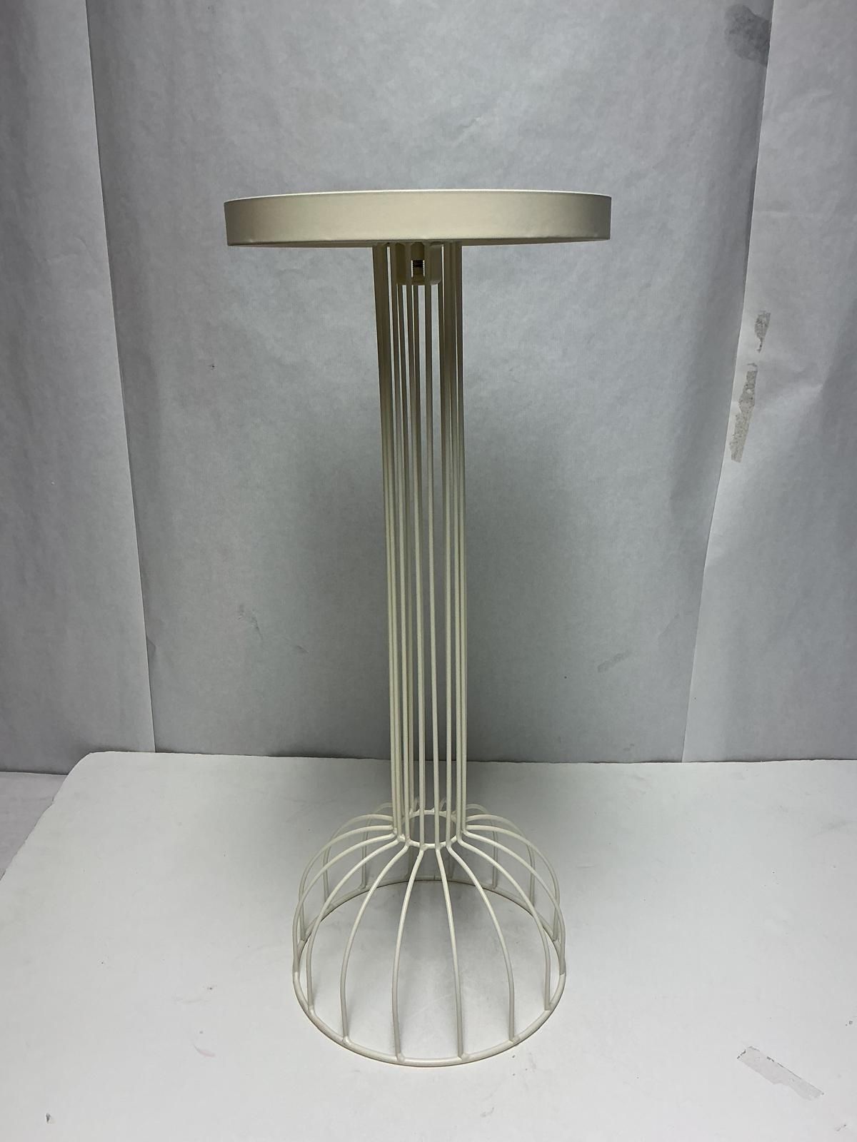 Taça Metalica /creme H500D255